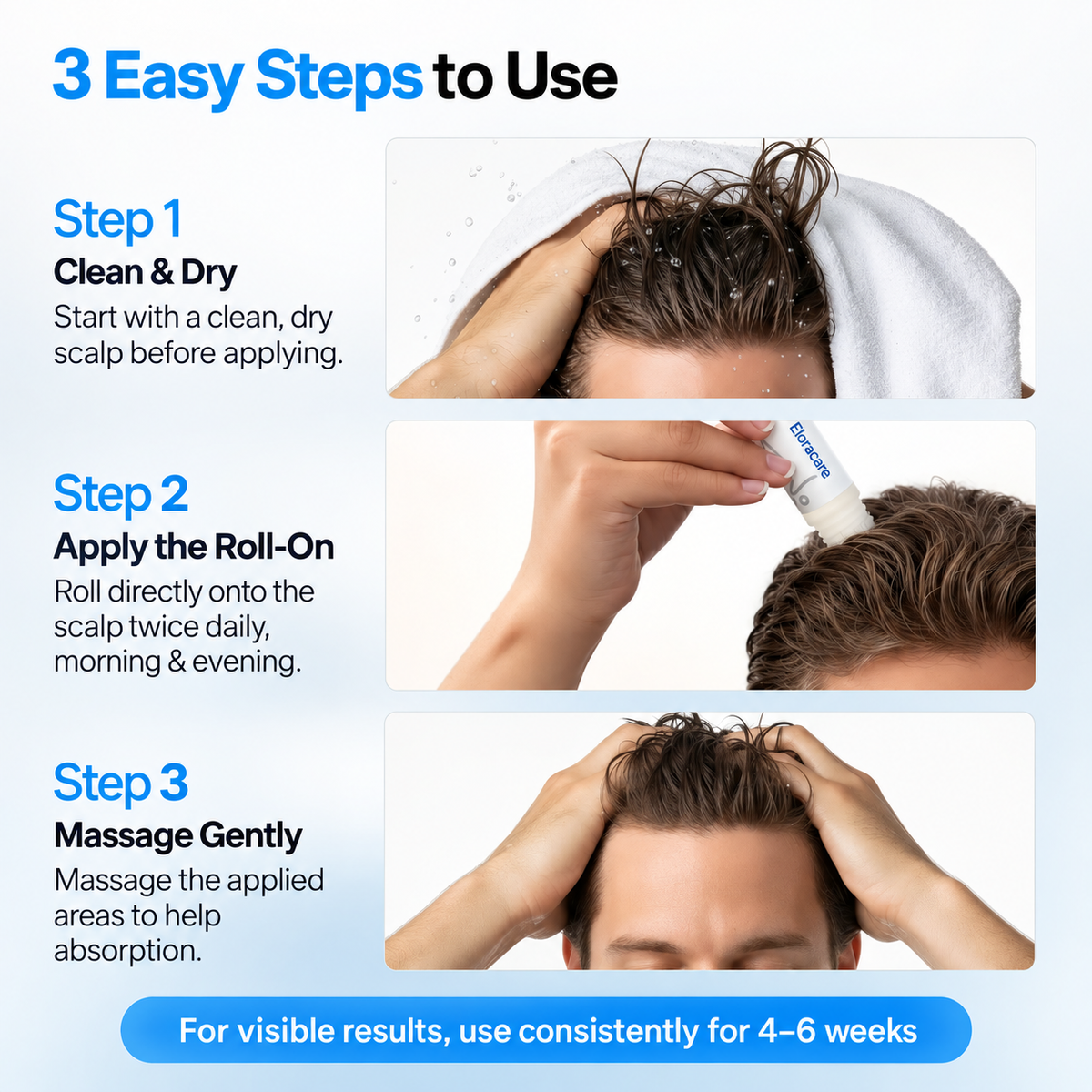 Eloracare™ Natural Hair Growth Serum